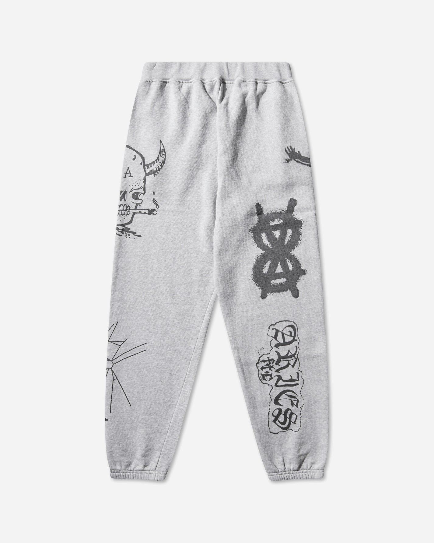 Aries Metal Marl Sweatpant Grey Marl Pants Sweatpants AR3003405 GREYMARL