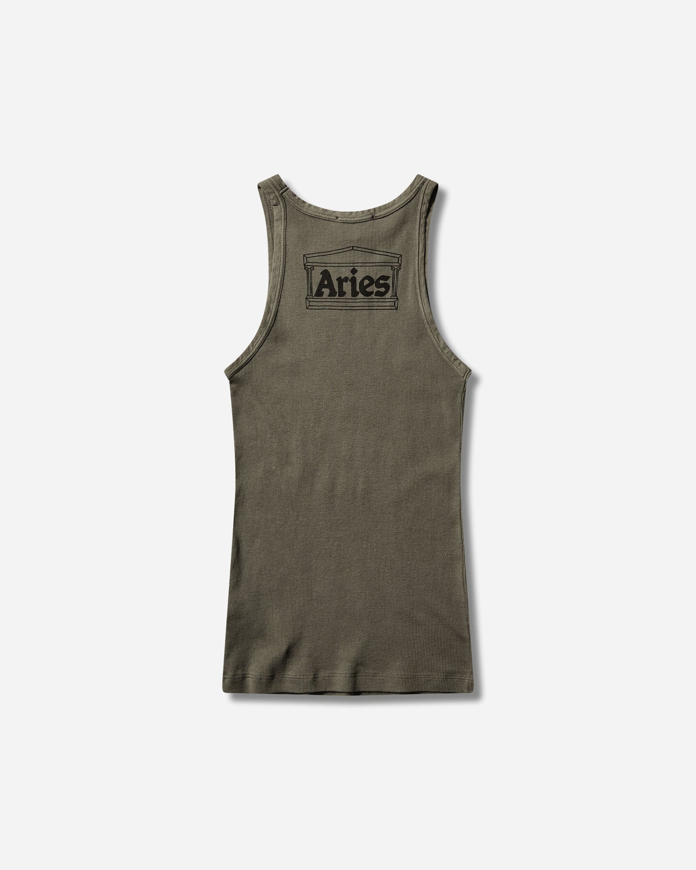 Aries Barbed Peace Lightweight Vest Olive T-Shirts Top AR4090105 OLIVE