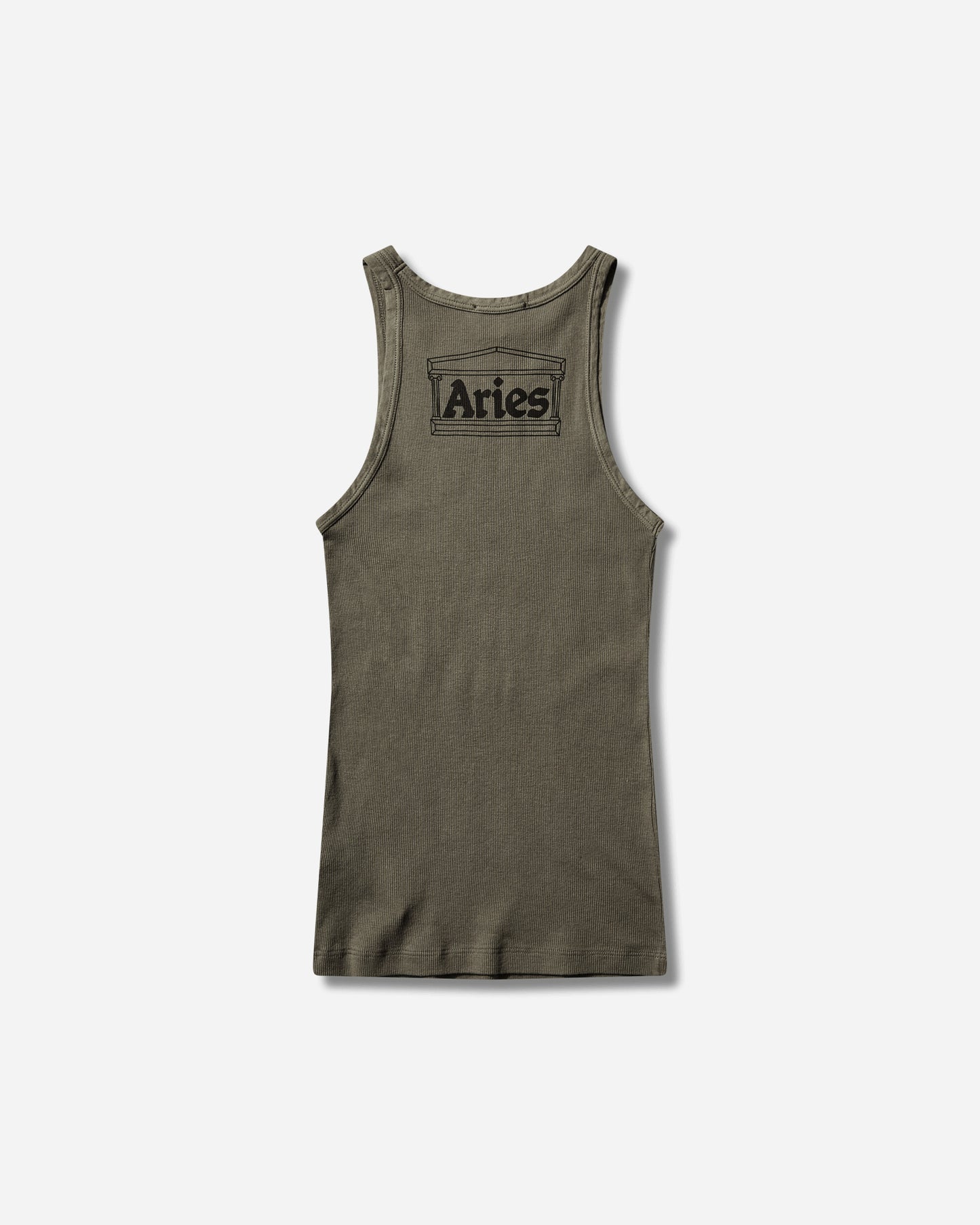 Aries Barbed Peace Lightweight Vest Olive T-Shirts Top AR4090105 OLIVE