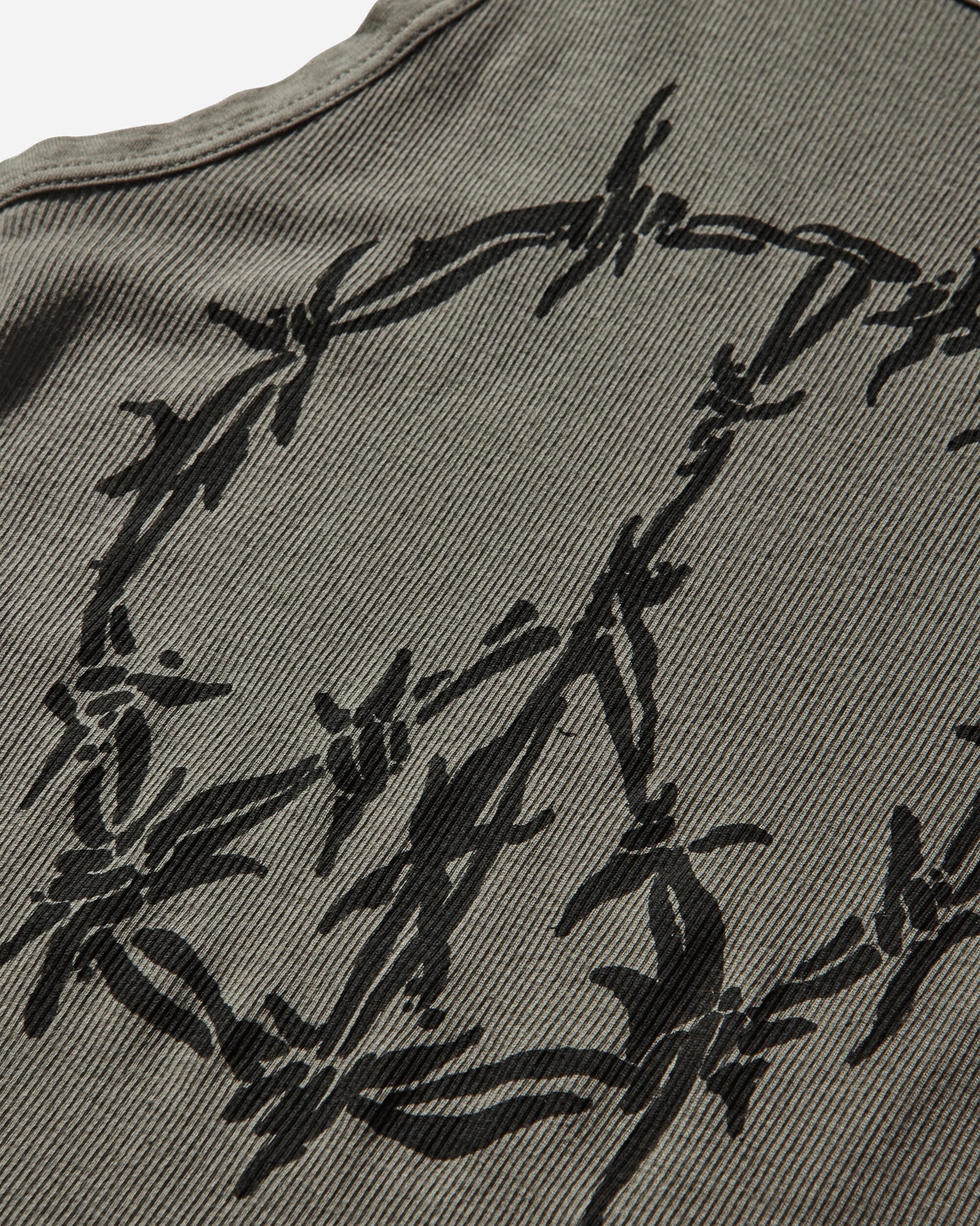 Aries Barbed Peace Lightweight Vest Olive T-Shirts Top AR4090105 OLIVE