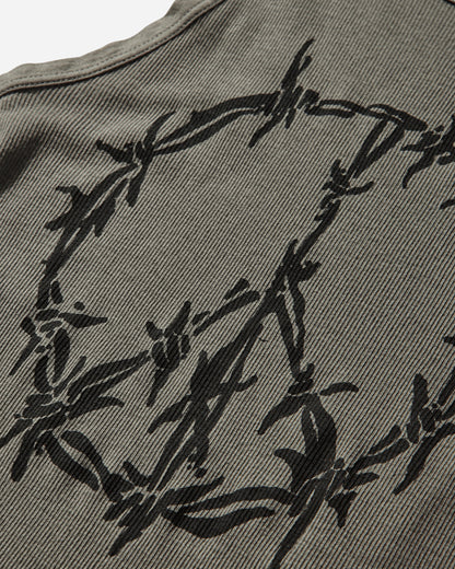 Aries Barbed Peace Lightweight Vest Olive T-Shirts Top AR4090105 OLIVE