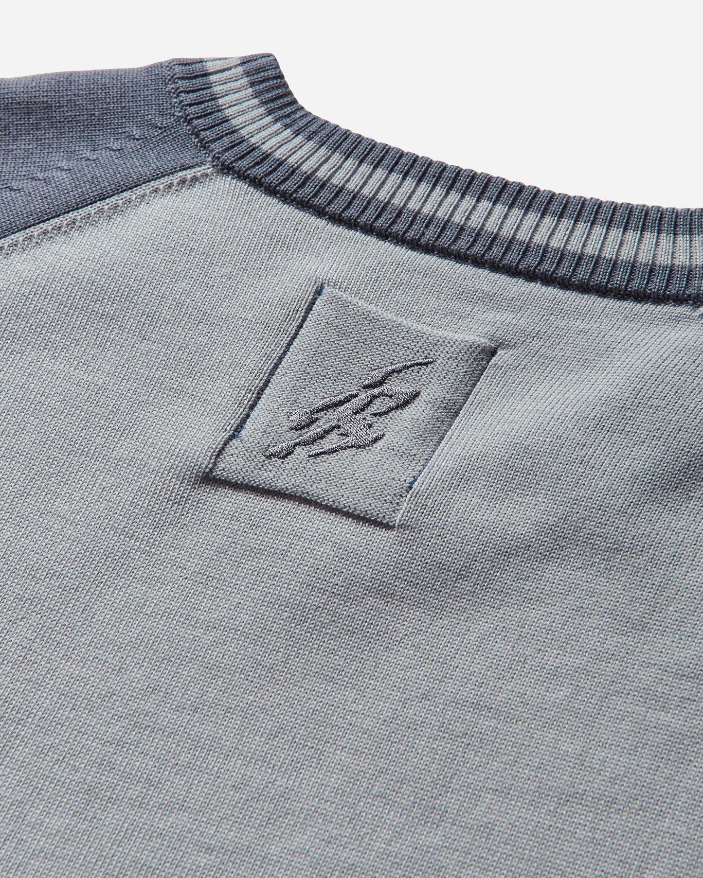 Asics Laricoid Knit Jumper Blue Haze/Lemon Knitwears Sweaters 2203A323-022