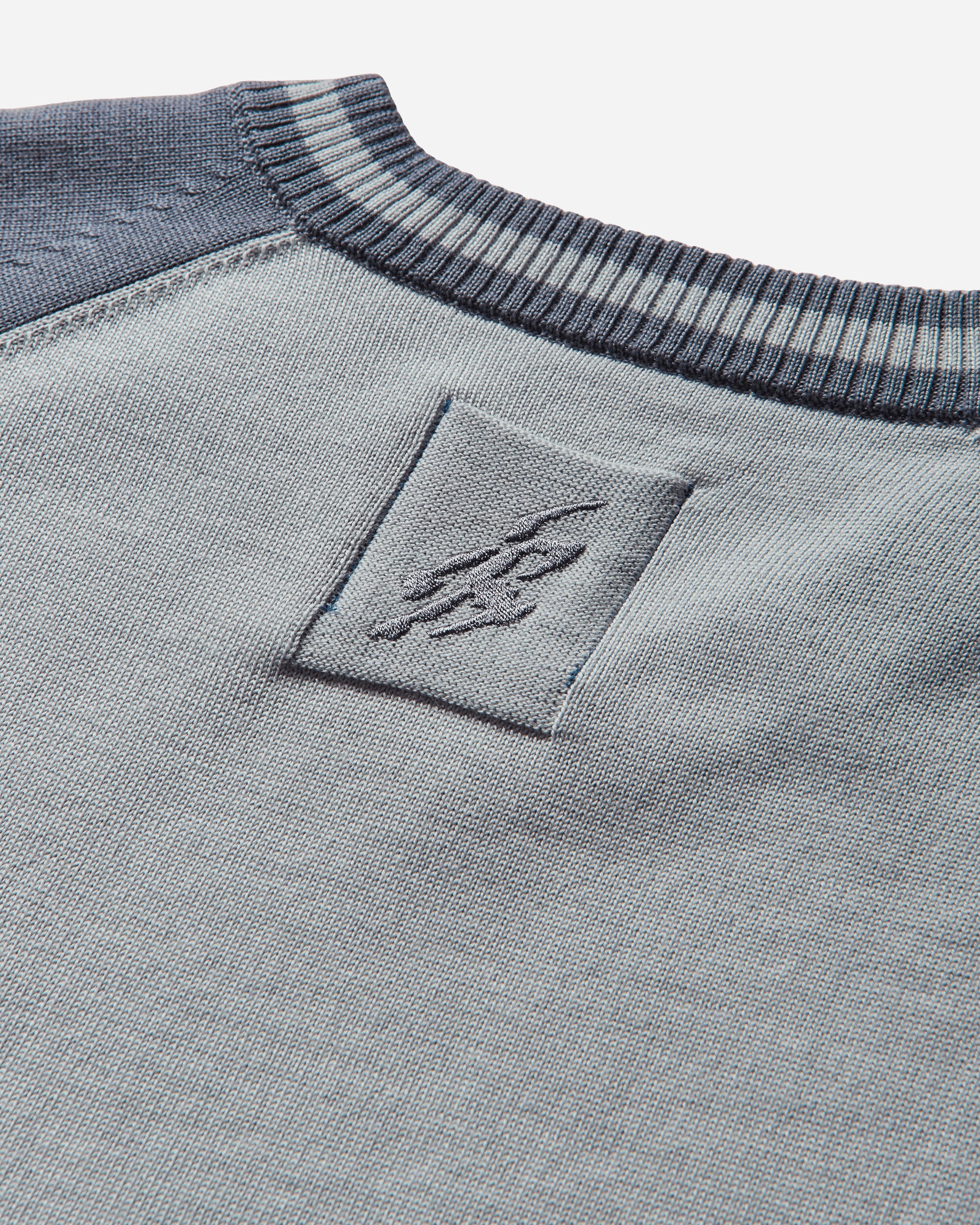 Asics Laricoid Knit Jumper Blue Haze/Lemon Knitwears Sweaters 2203A323-022