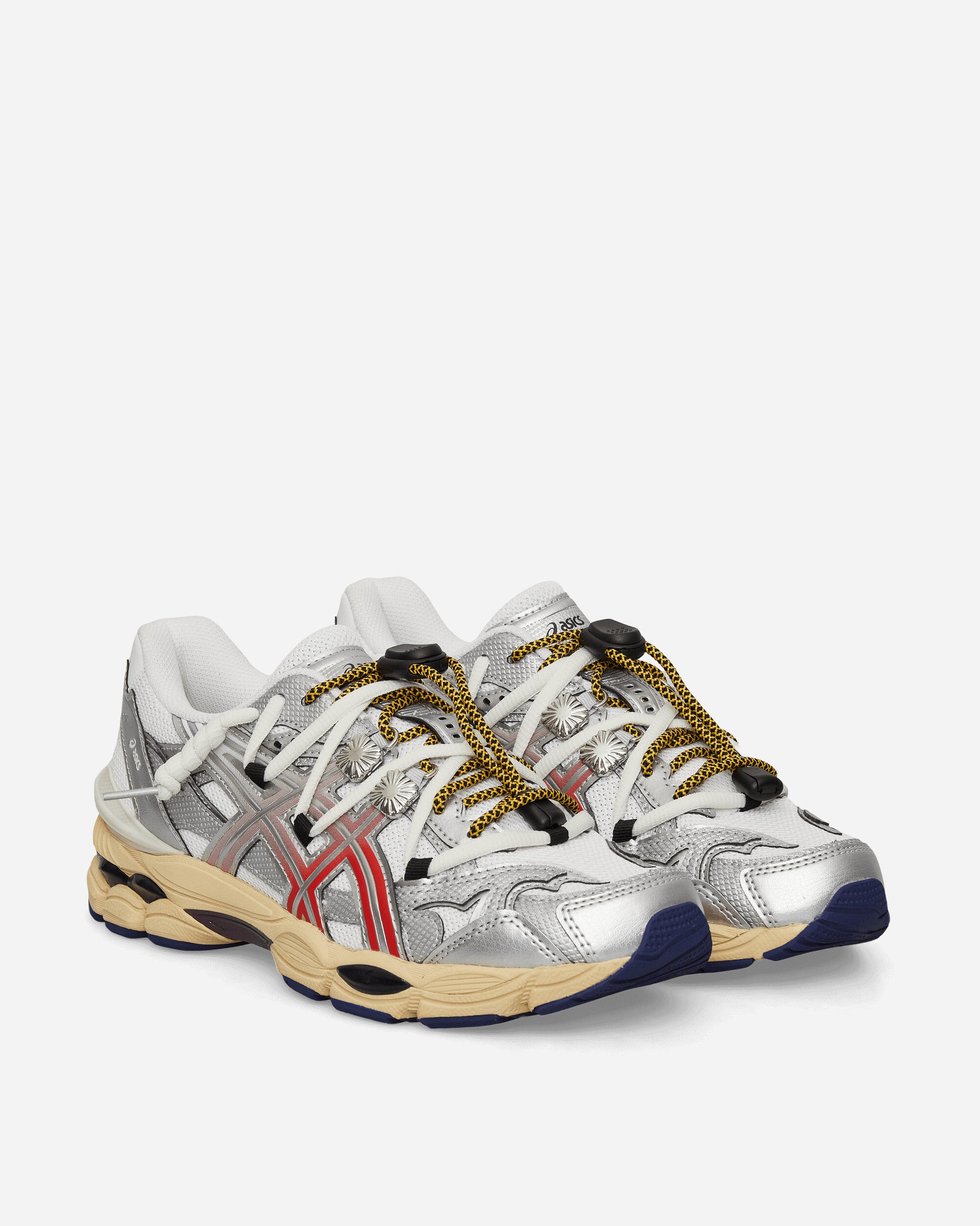 Asics Gel-Cumulus 16 Tg White/Red Pure Silver Sneakers Low 1203B115-100