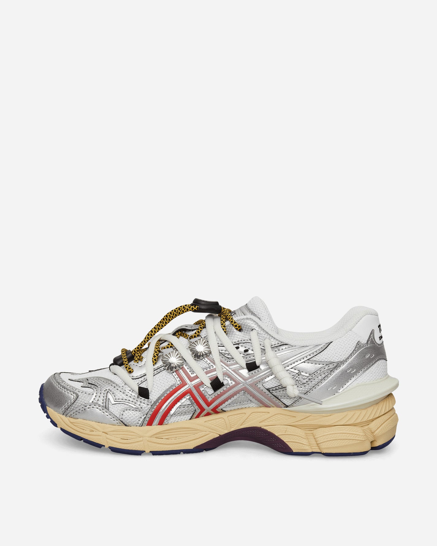 Asics Gel-Cumulus 16 Tg White/Red Pure Silver Sneakers Low 1203B115-100