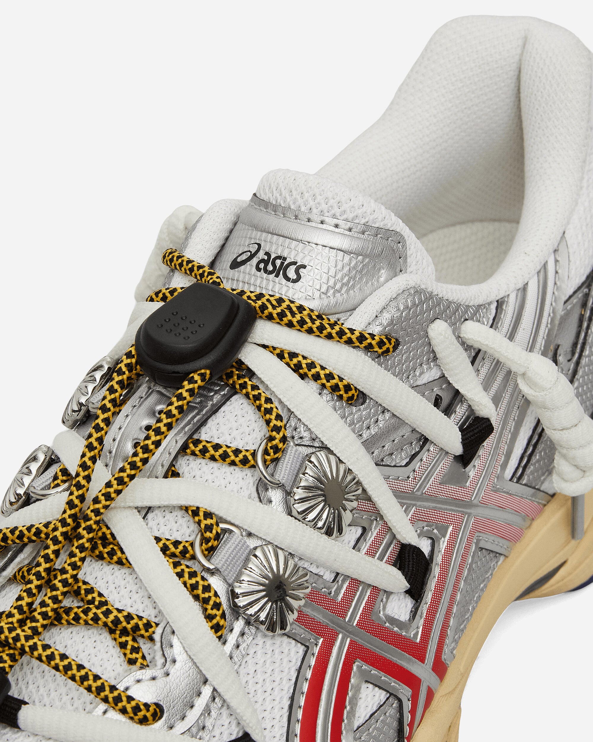 Asics Gel-Cumulus 16 Tg White/Red Pure Silver Sneakers Low 1203B115-100