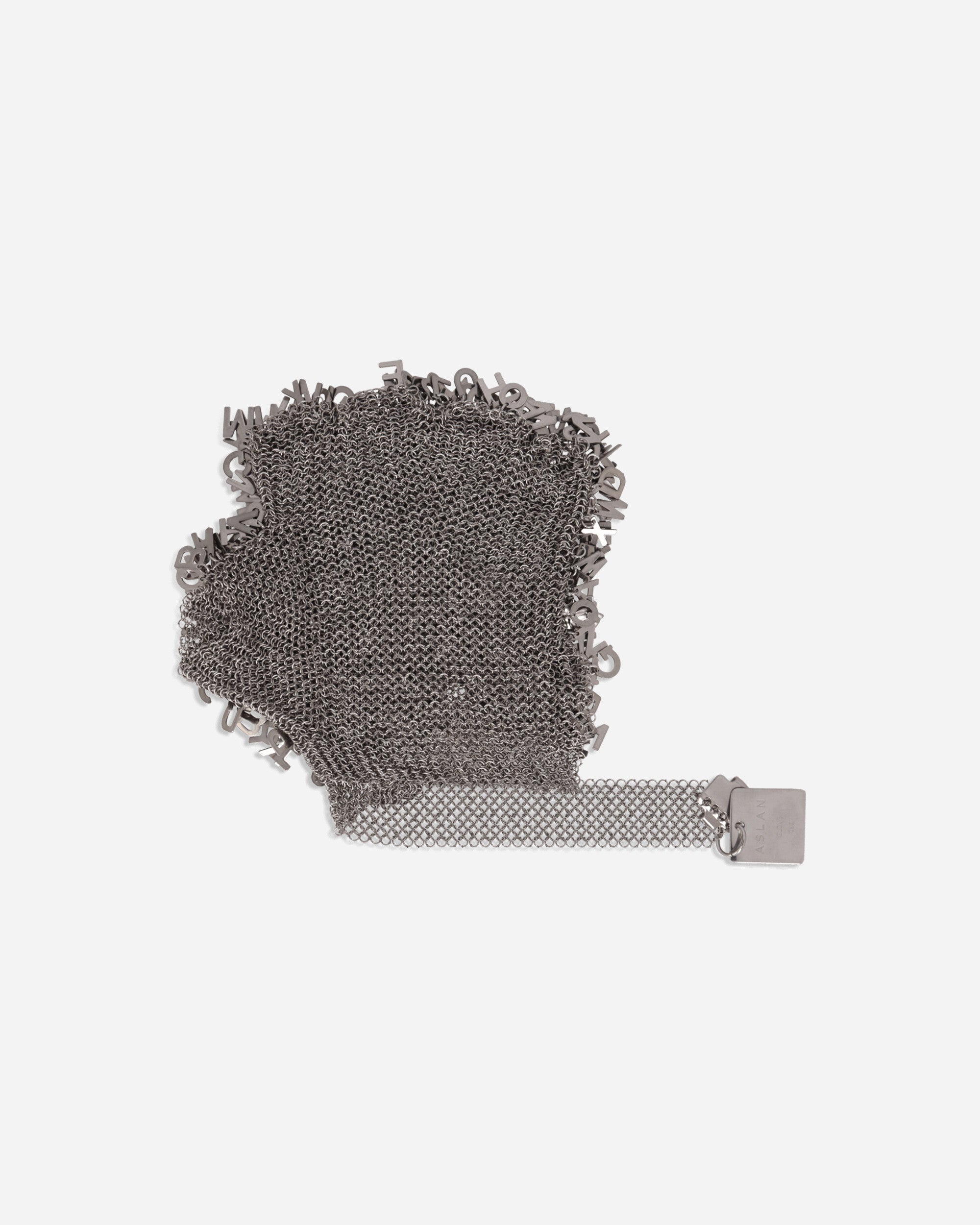 Aslan World Wmns Chainmaille Cut Off Glove Heavy Metal Gloves and Scarves Gloves ASL-CHCGL HVYMTL