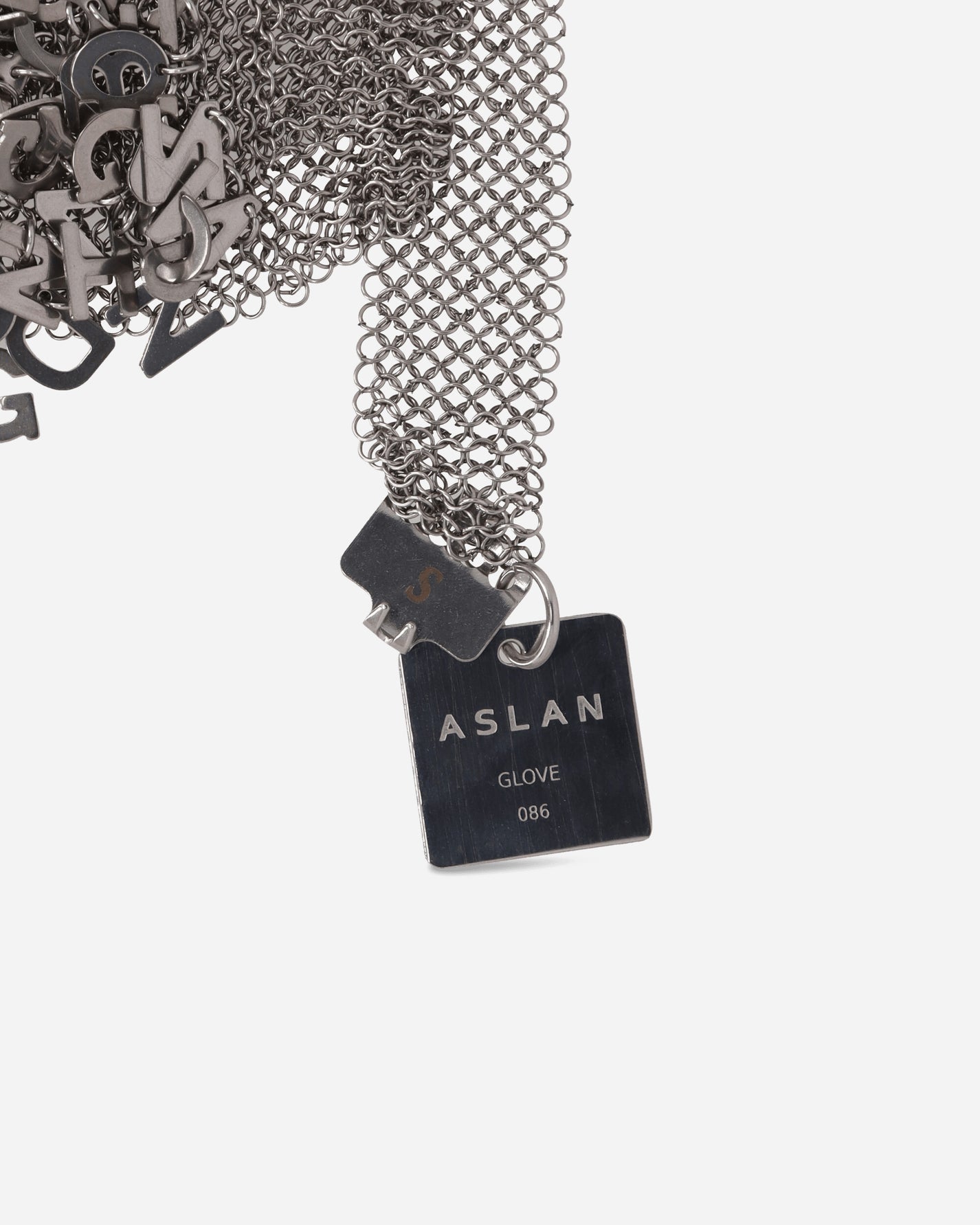 Aslan World Wmns Chainmaille Cut Off Glove Heavy Metal Gloves and Scarves Gloves ASL-CHCGL HVYMTL