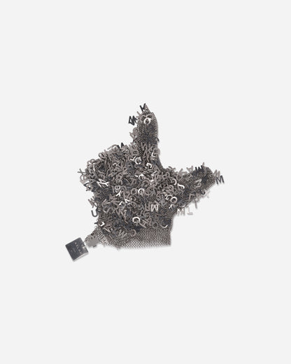 Aslan World Wmns Chainmaille Fingerless Glove Heavy Metal Gloves and Scarves Gloves ASL-CHFG HVYMTL