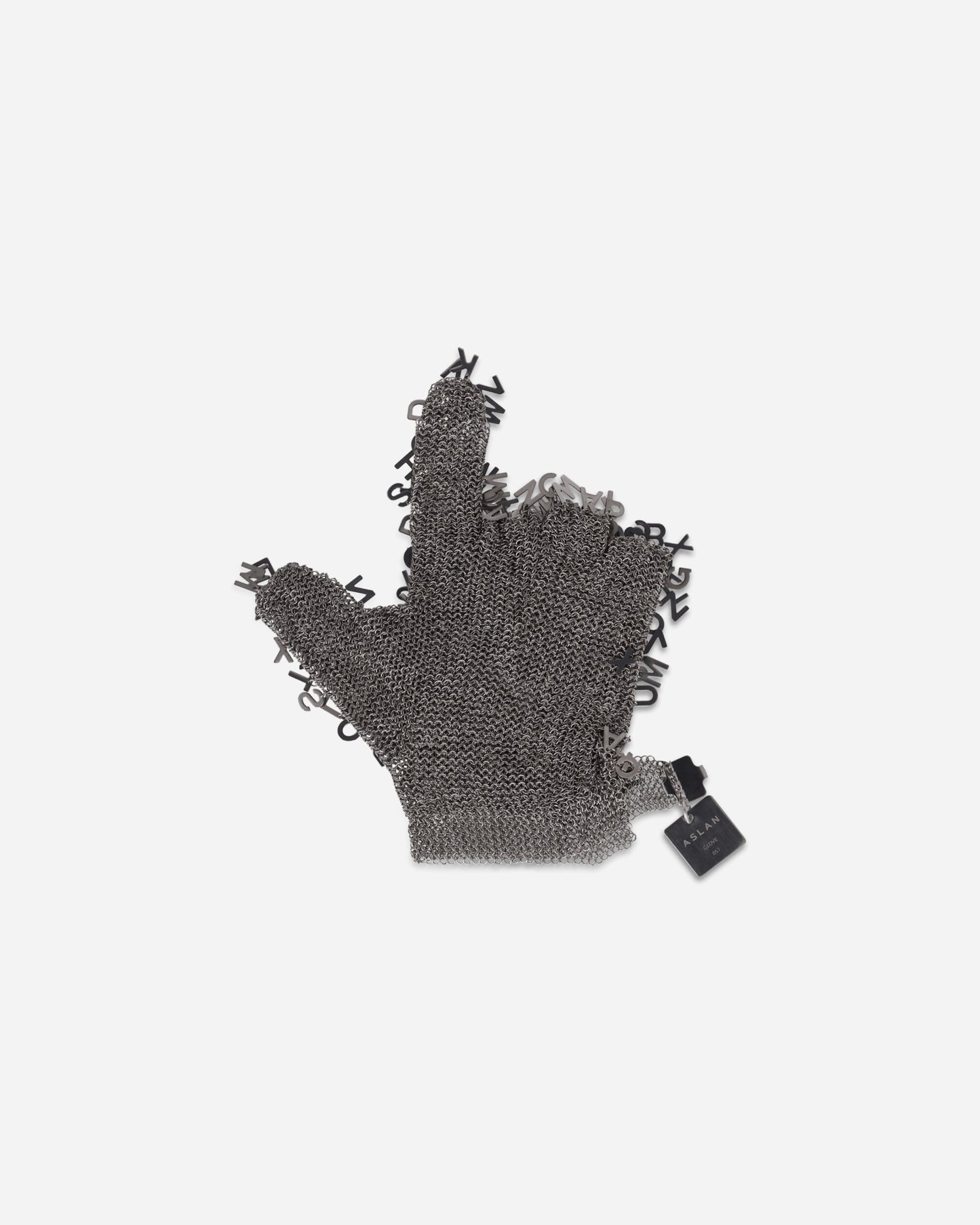 Aslan World Wmns Chainmaille Fingerless Glove Heavy Metal Gloves and Scarves Gloves ASL-CHFG HVYMTL