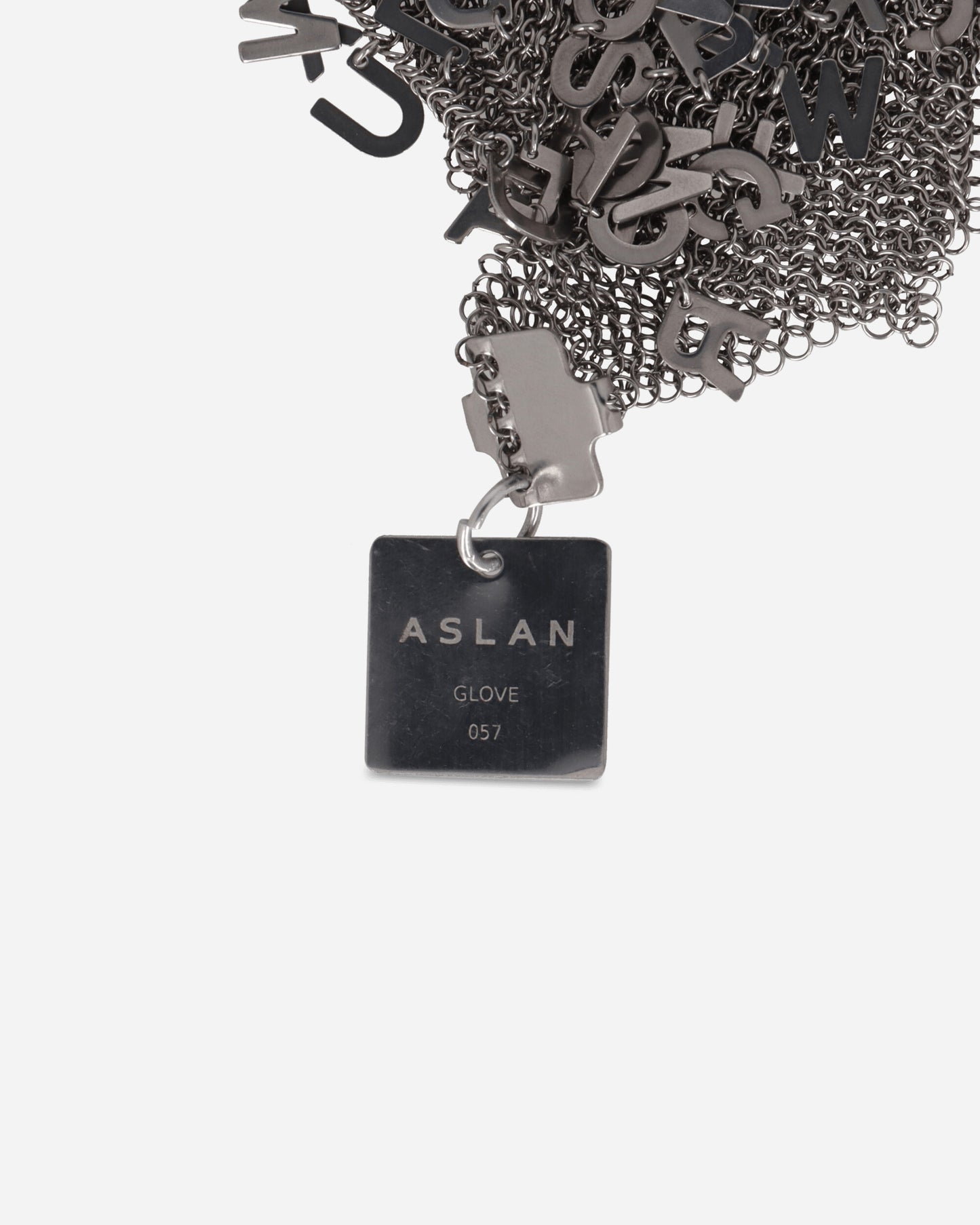 Aslan World Wmns Chainmaille Fingerless Glove Heavy Metal Gloves and Scarves Gloves ASL-CHFG HVYMTL