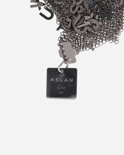 Aslan World Wmns Chainmaille Fingerless Glove Heavy Metal Gloves and Scarves Gloves ASL-CHFG HVYMTL