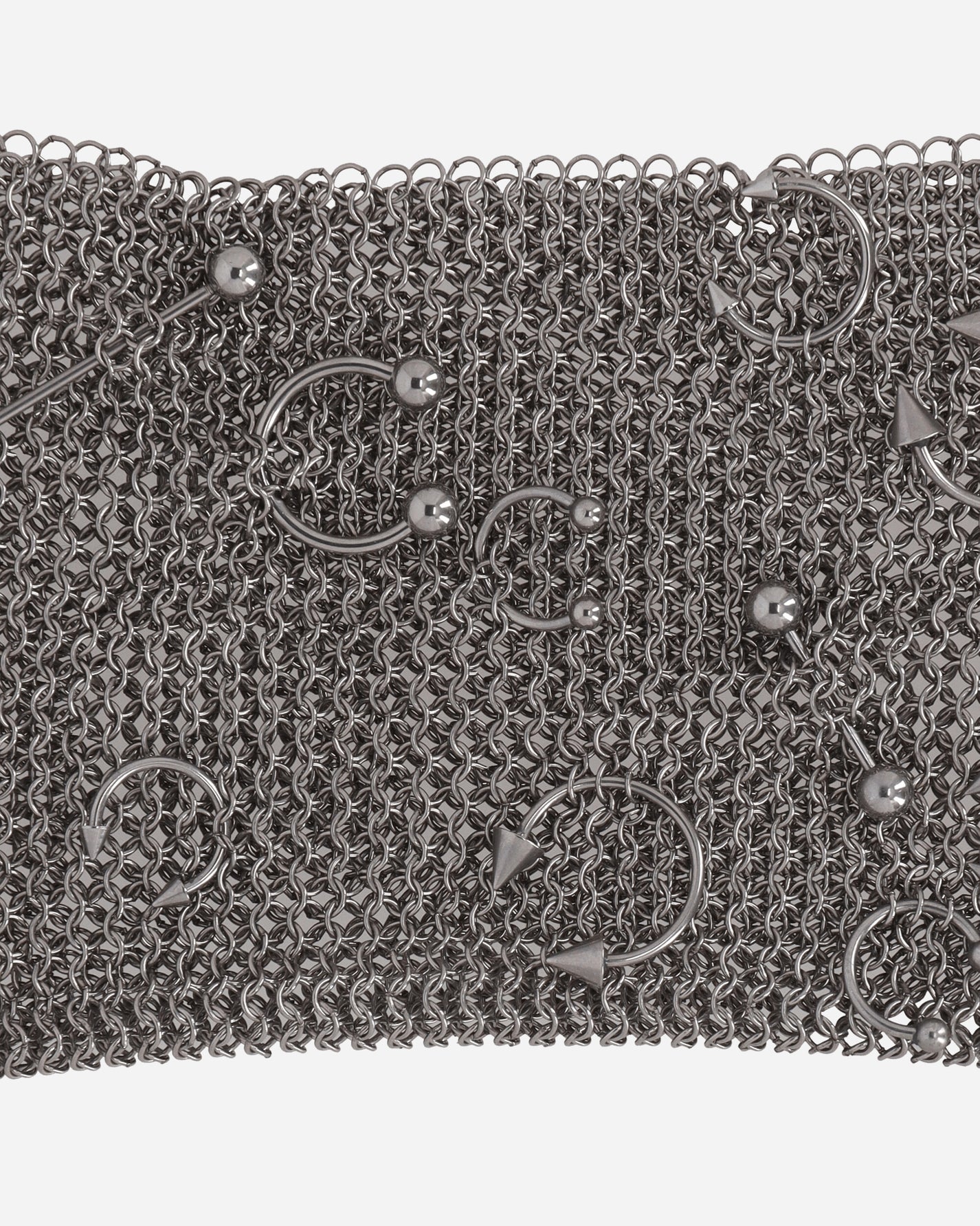 Aslan World Wmns Pierced Metal Bag Mini Heavy Metal Bags and Backpacks Shoulder Bags ASL-PMB HVYMTL