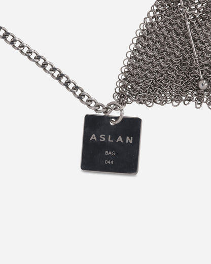 Aslan World Wmns Pierced Metal Bag Mini Heavy Metal Bags and Backpacks Shoulder Bags ASL-PMB HVYMTL
