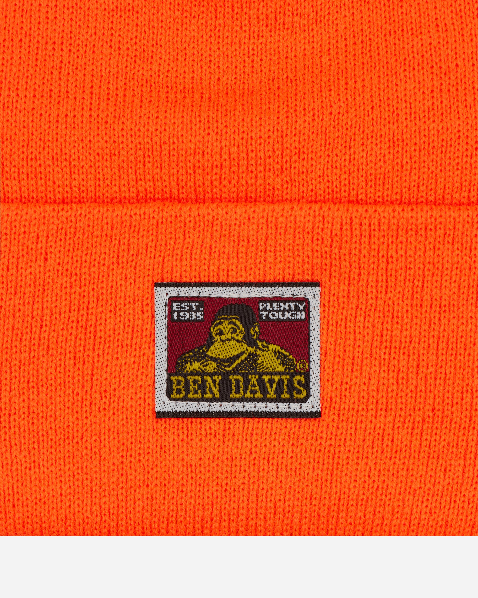 Ben Davis Beanie W Logo Orange Hats Beanies BEN9296 001