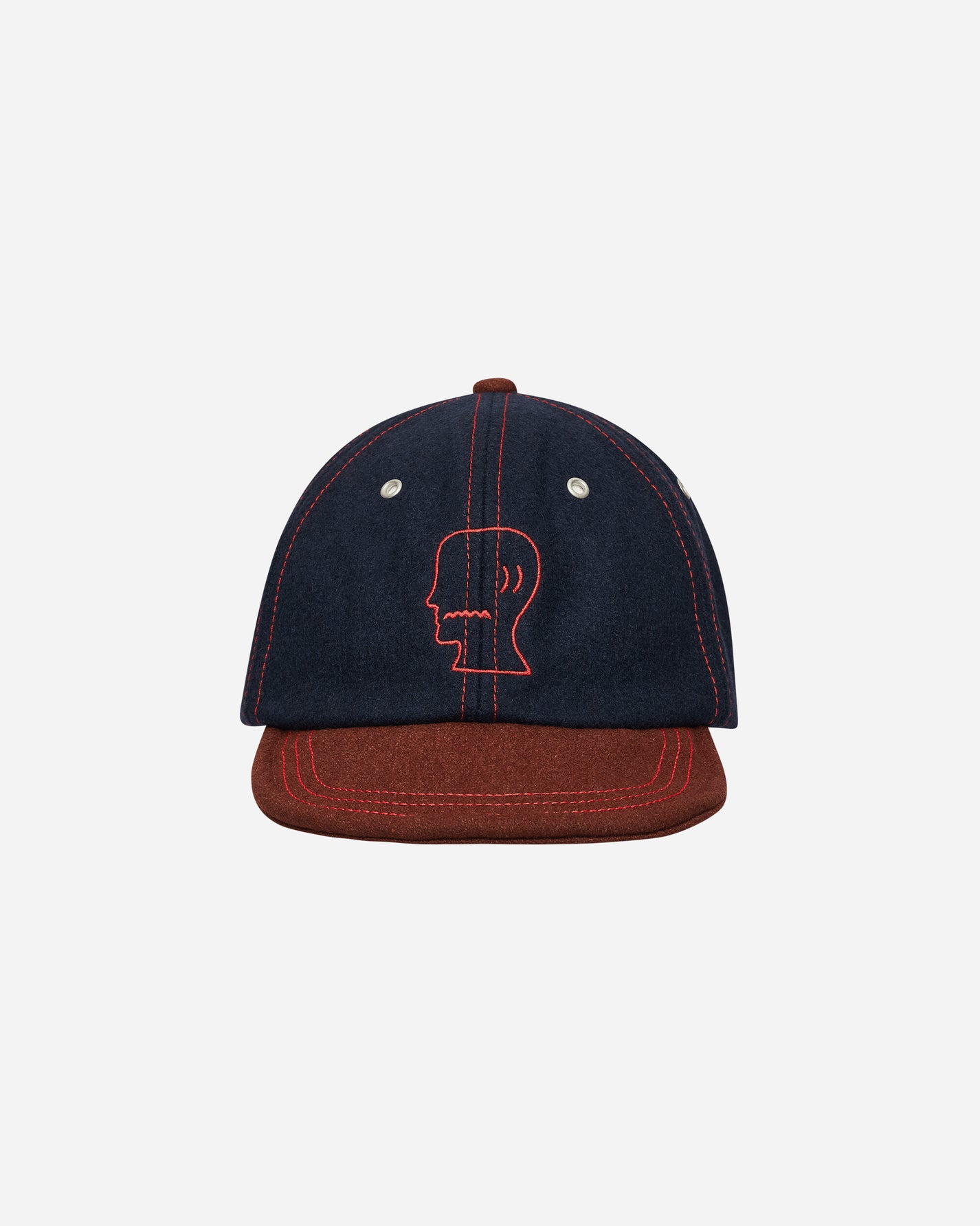 Brain Dead Flannel Wire Brim Hat Navy Hats Caps BDP25H010042 NAVY