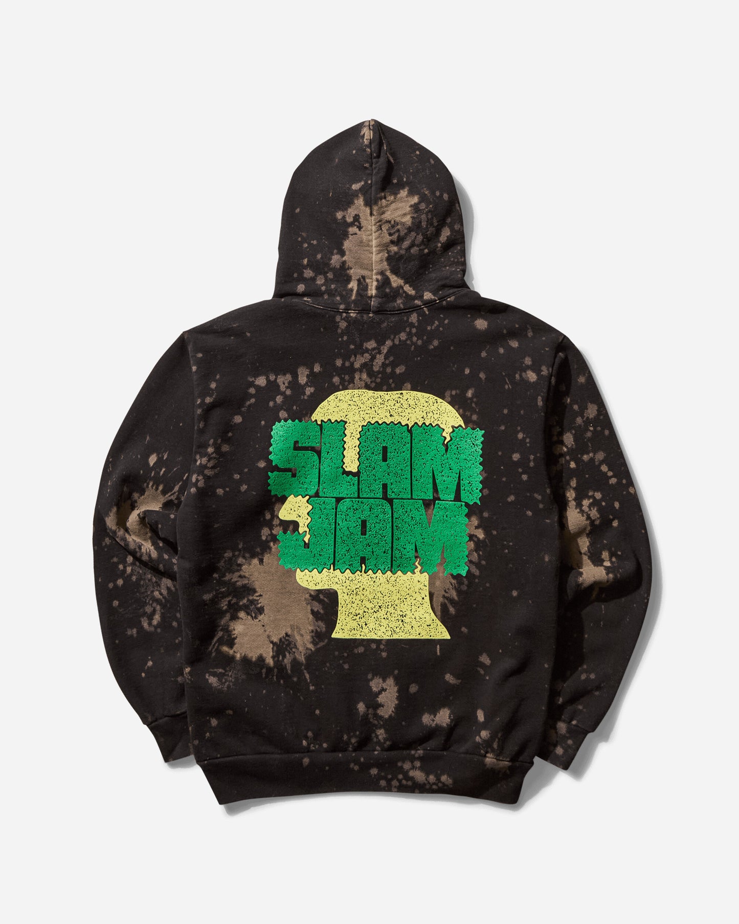 Brain Dead BD x SJ Acid Splatter Hooded Sweatshirt Black/Acid Sweatshirts Hoodies BDSJ001 BLKA