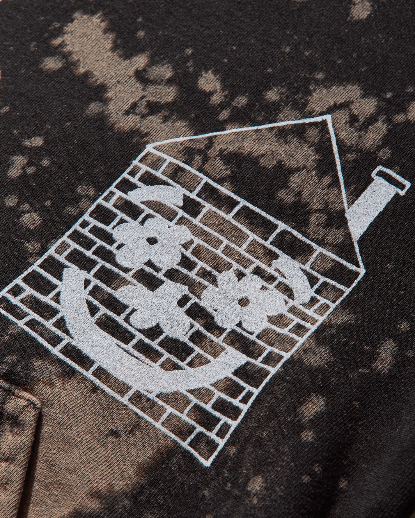 Brain Dead BD x SJ Acid Splatter Hooded Sweatshirt Black/Acid Sweatshirts Hoodies BDSJ001 BLKA