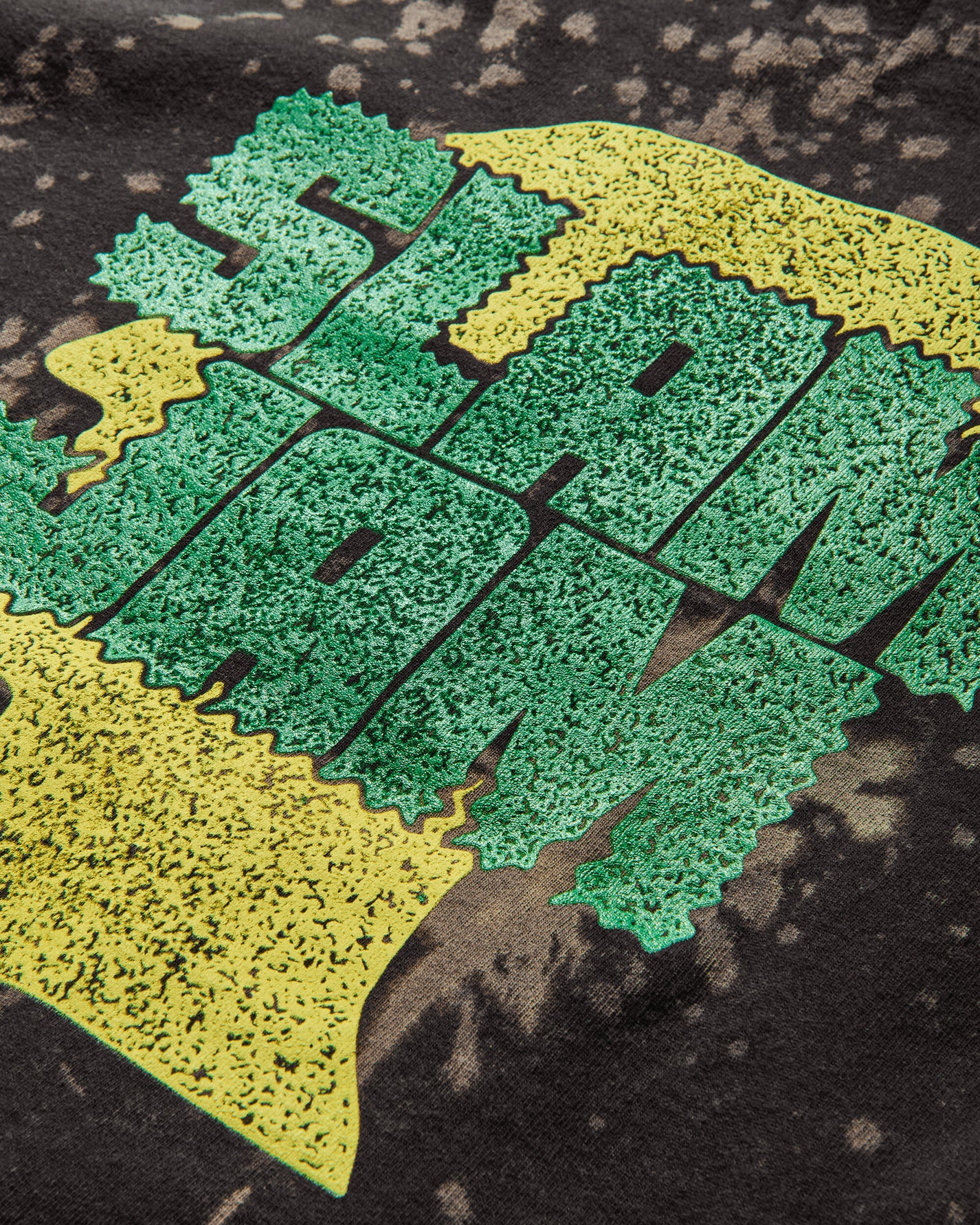 Brain Dead BD x SJ Acid Splatter Hooded Sweatshirt Black/Acid Sweatshirts Hoodies BDSJ001 BLKA