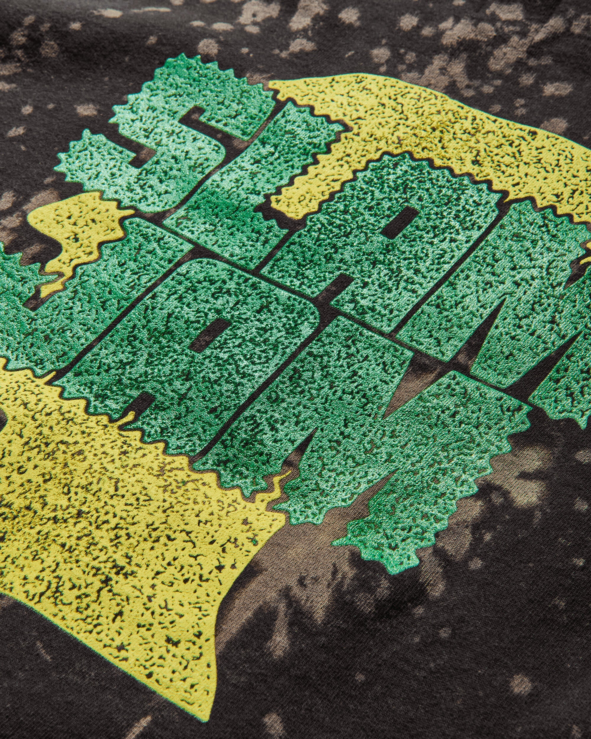 Brain Dead BD x SJ Acid Splatter Hooded Sweatshirt Black/Acid Sweatshirts Hoodies BDSJ001 BLKA