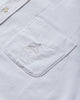 Brain Dead Brooks Brothers Selvedge Oxford Button Up White Shirts Longsleeve Shirt BDB24T240041 WHT