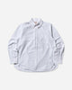 Brain Dead Brooks Brothers Selvedge Oxford Button Up White Shirts Longsleeve Shirt BDB24T240041 WHT