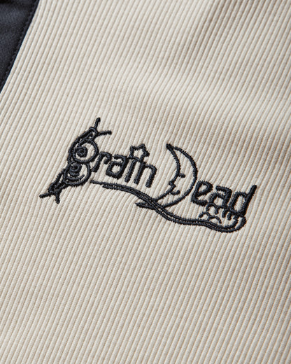 Brain Dead Ribbed Henley Natural Shirts Longsleeve Shirt P26T19004837 Beige