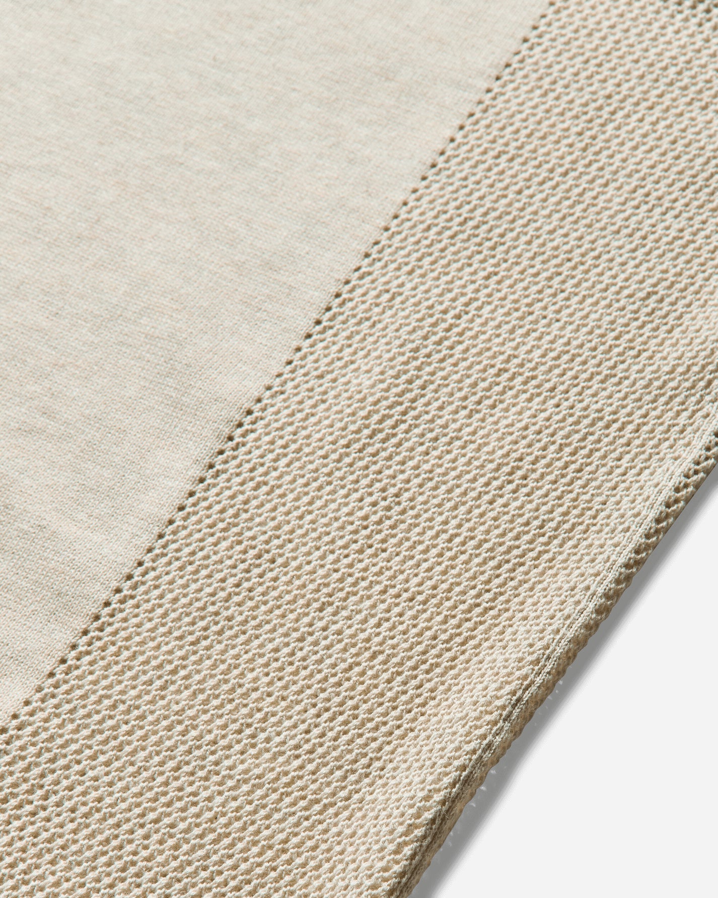 Brain Dead Logo Head Pointelle Polo Natural T-Shirts Polo BDS25T260043 NATU