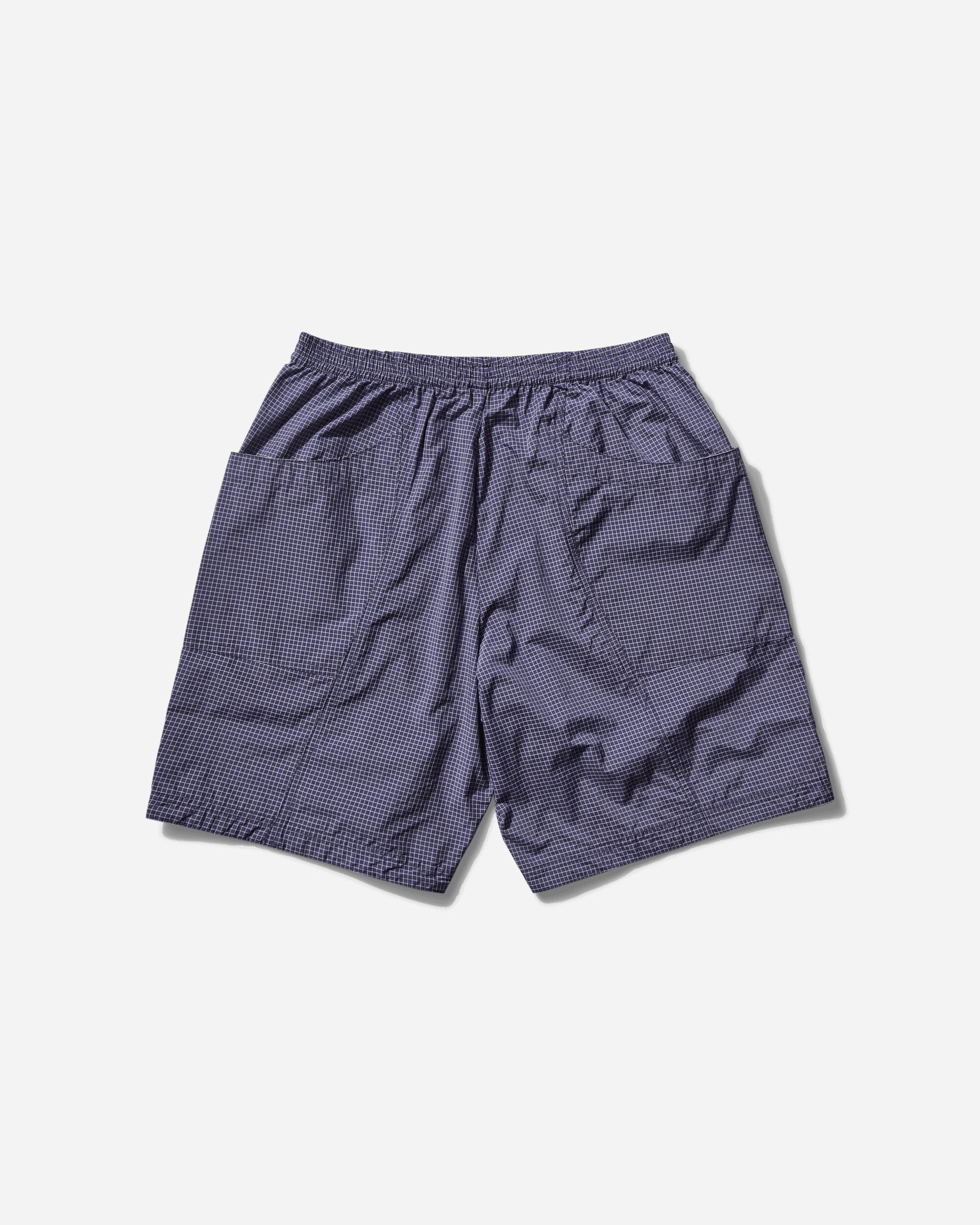 Brain Dead Gridded Ripstop Utility Short Blueberry Shorts Short BDS25B210042 BLUB