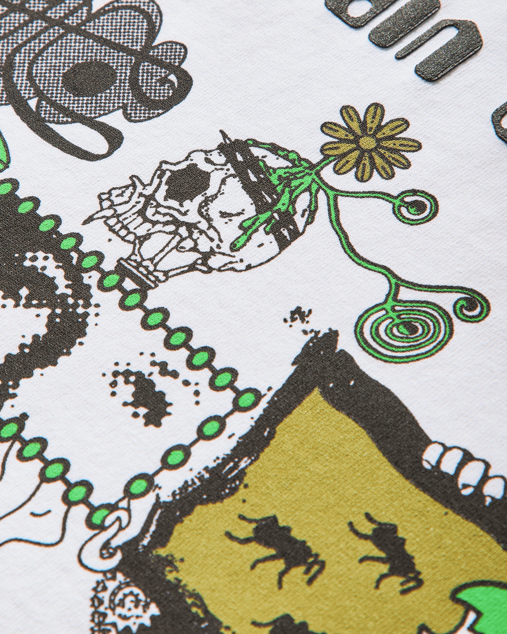 Brain Dead Artificial Paradise T-Shirt White T-Shirts Shortsleeve BDS25T00O044 WHT