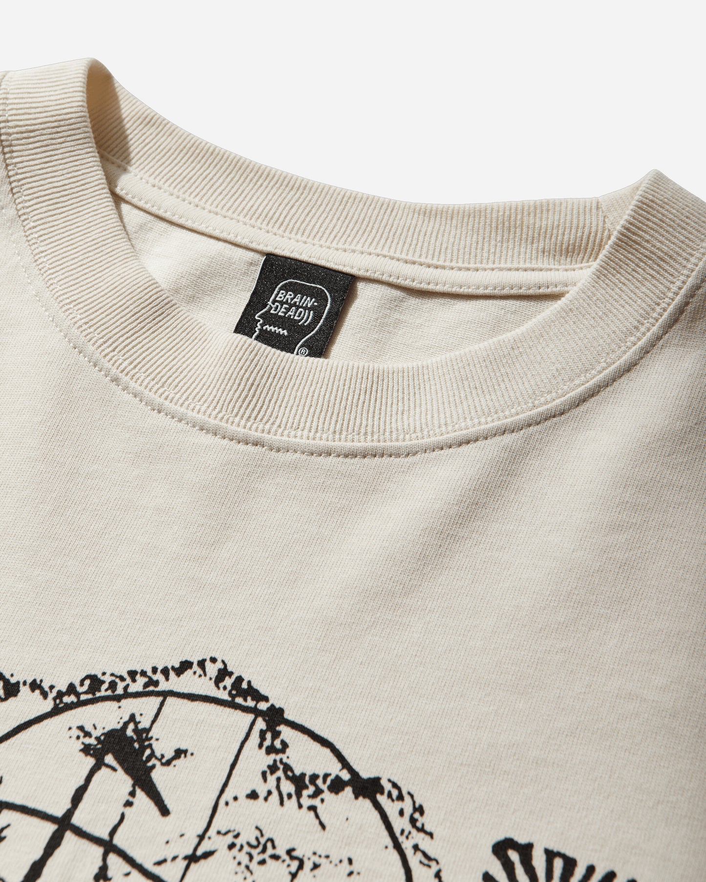 Brain Dead Oracle T Shirt Natural Shirts Shortsleeve Shirt P26T00005062 Beige