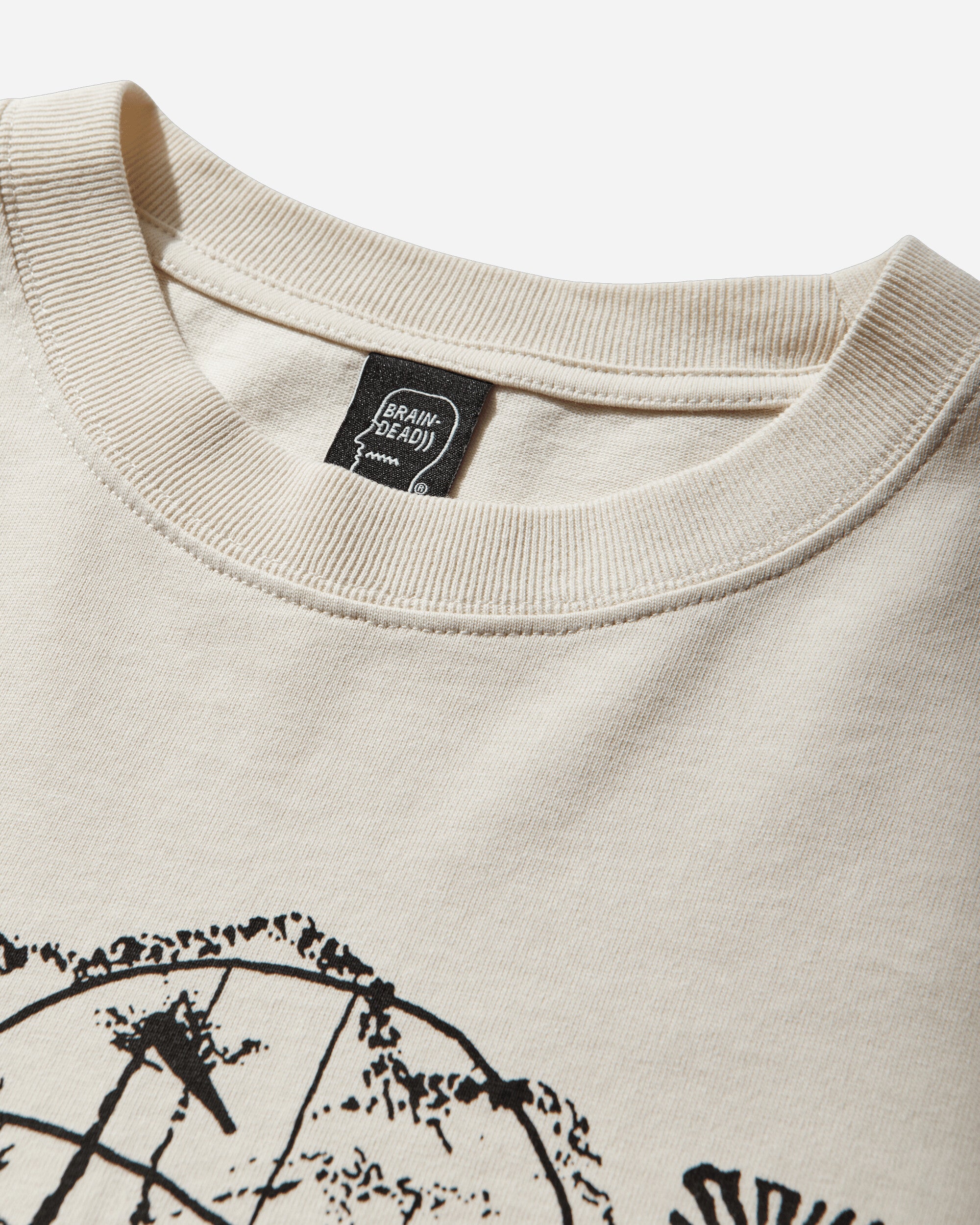 Brain Dead Oracle T Shirt Natural Shirts Shortsleeve Shirt P26T00005062 Beige