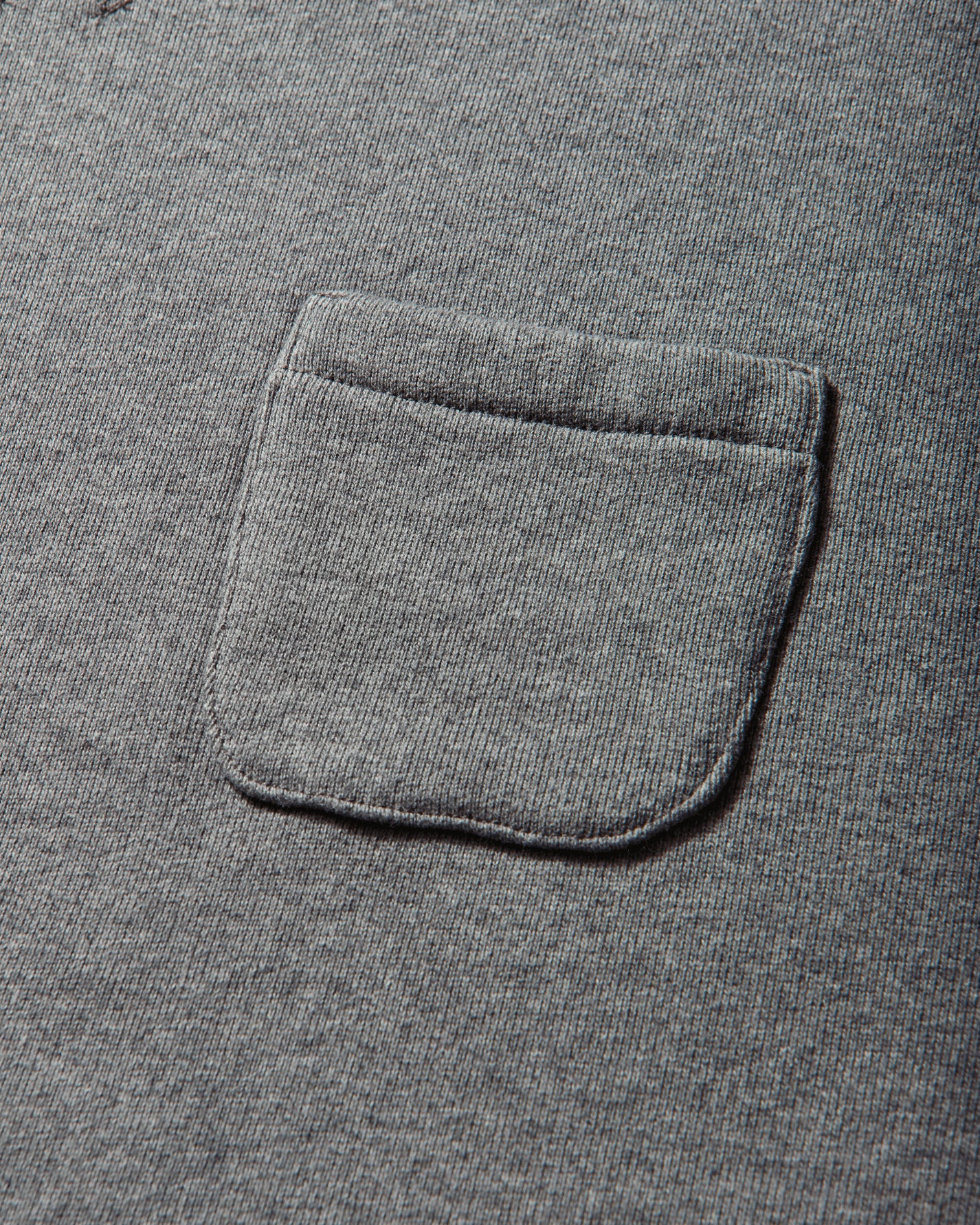 Brain Dead Boxy French Terry Sweatshirt Heather Grey Knitwears Sweaters P26O12004831 Grey