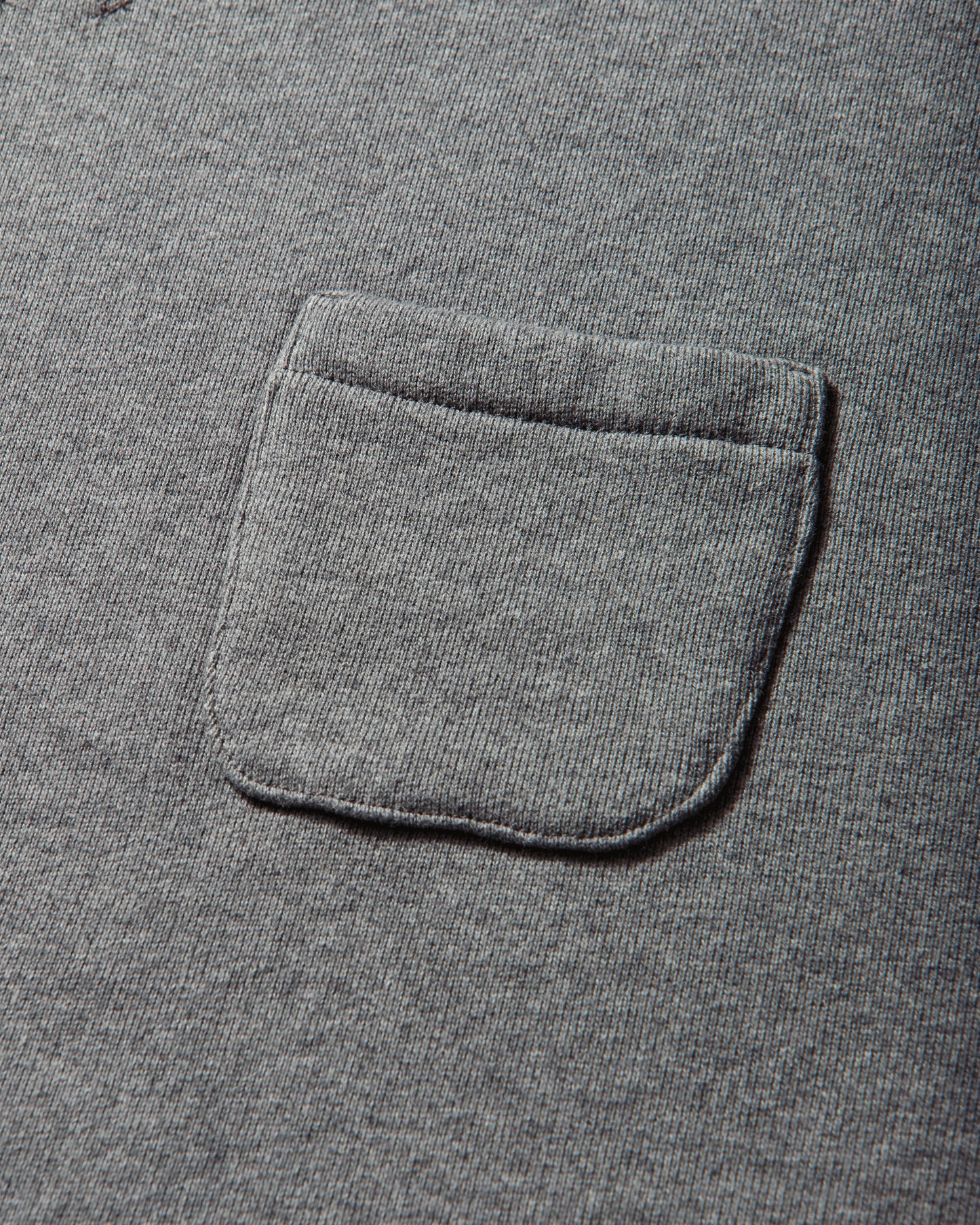 Brain Dead Boxy French Terry Sweatshirt Heather Grey Knitwears Sweaters P26O12004831 Grey