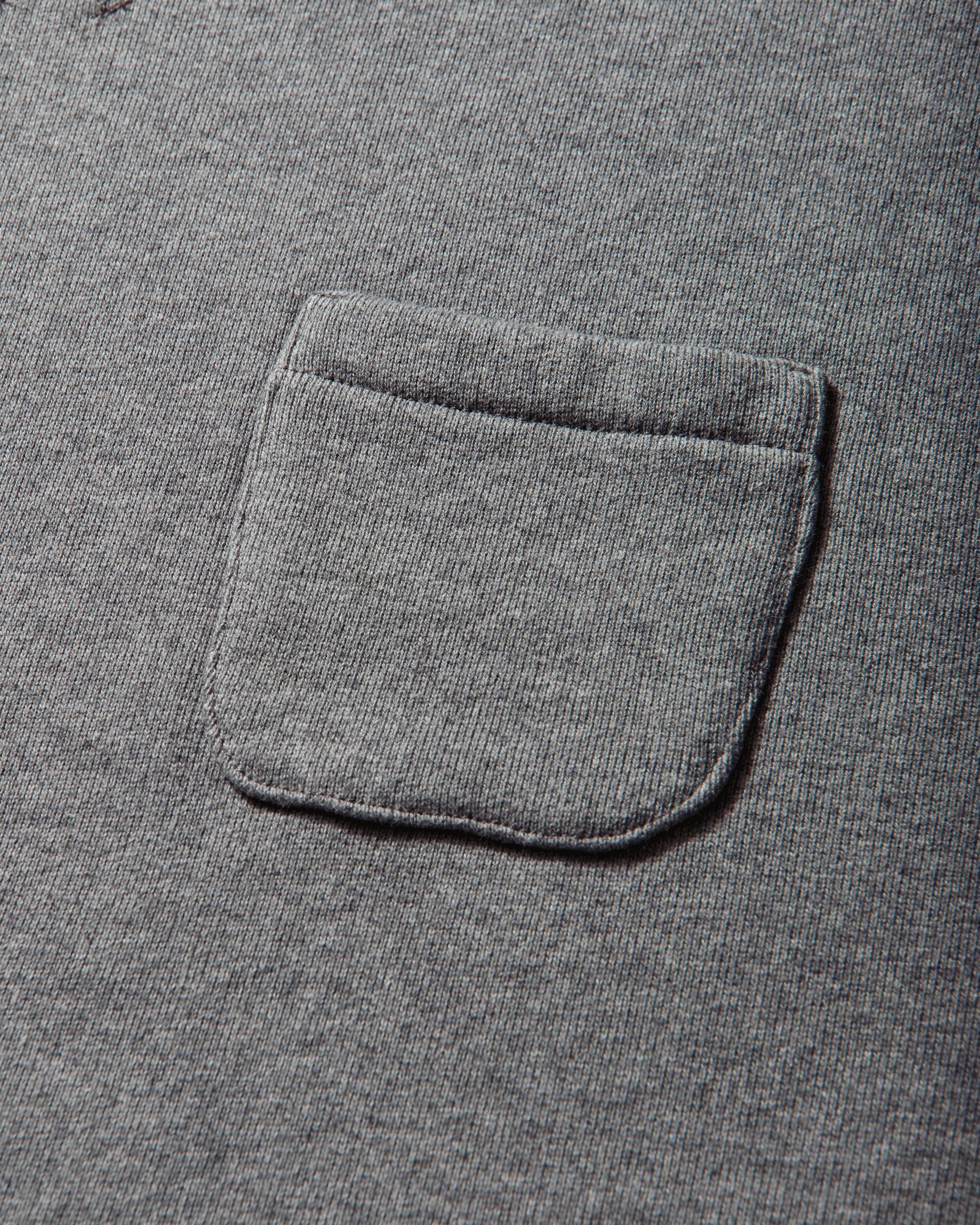 Brain Dead Boxy French Terry Sweatshirt Heather Grey Knitwears Sweaters P26O12004831 Grey