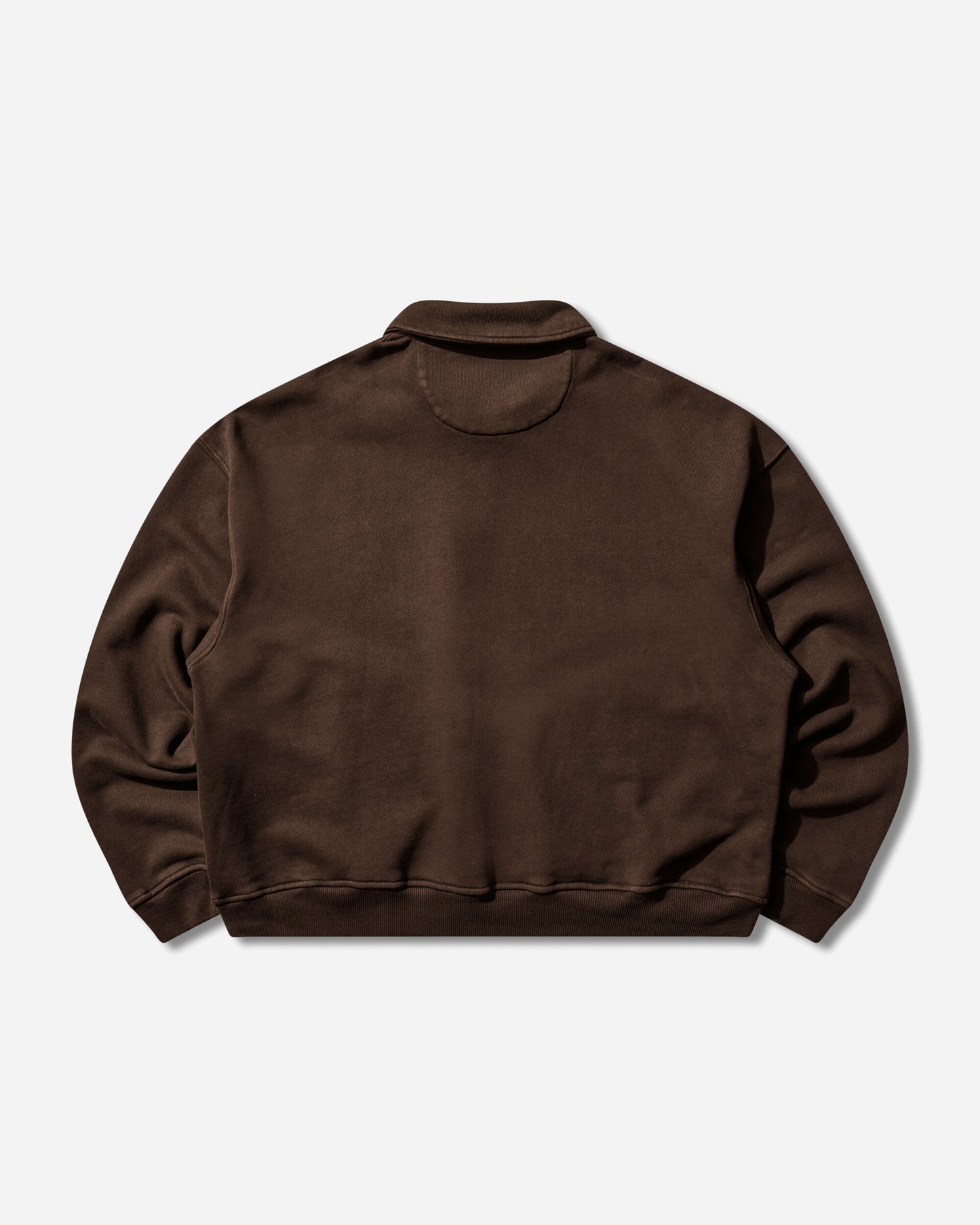 Brain Dead Half Zip Collared Sweatshirt Brown Knitwears Sweaters P26O19004826 Brown