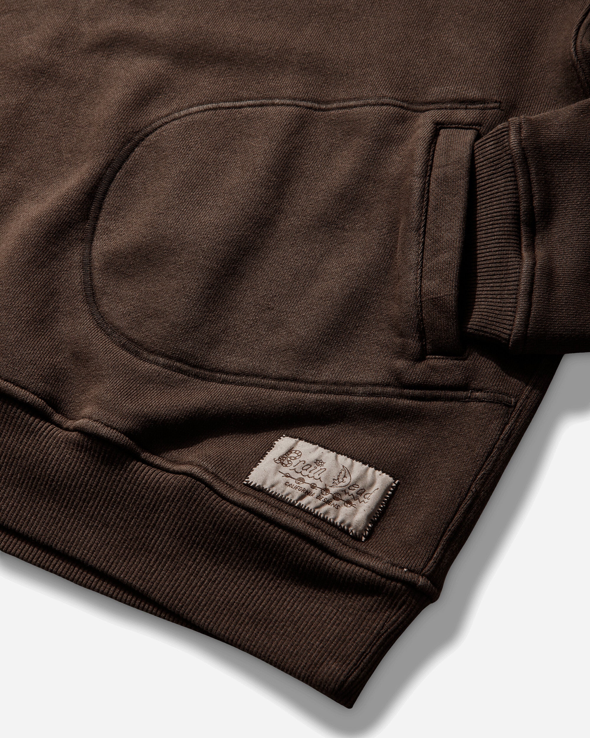 Brain Dead Half Zip Collared Sweatshirt Brown Knitwears Sweaters P26O19004826 Brown