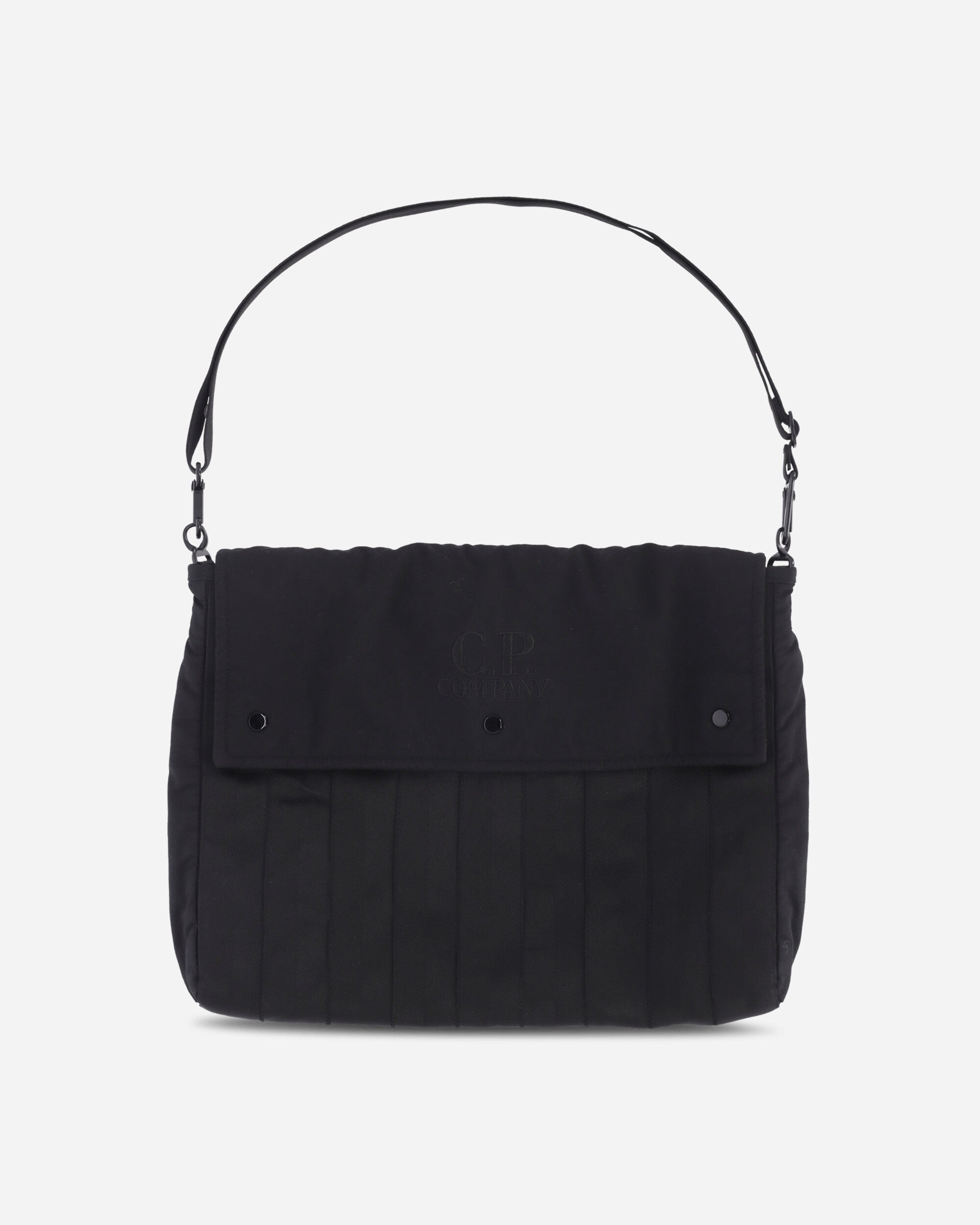 C.P. Company Herringbone Shoulder Bag Black Bags and Backpacks Shoulder Bags 20CMAC052A-005349G 999