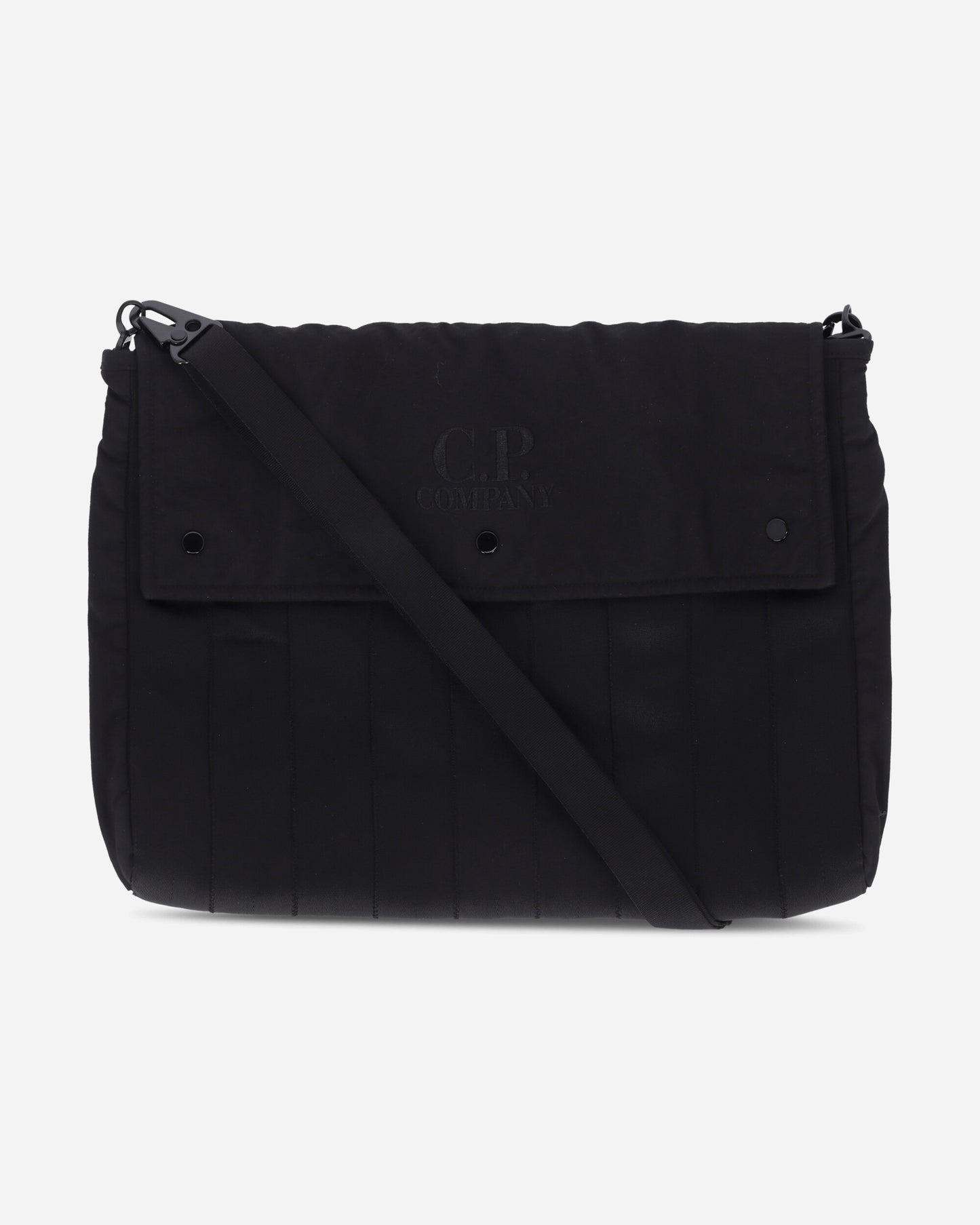 C.P. Company Herringbone Shoulder Bag Black Bags and Backpacks Shoulder Bags 20CMAC052A-005349G 999