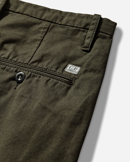C.P. Company Cotton Gabardine Loose Pants Ivy Green Pants Casual 20CMPA136A-110458G 683