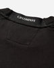 C.P. Company Diagonal Raised Fleece Crewneck Lens Sweatshirt Black Sweatshirts Crewneck RCCMSS713A-005086W 999