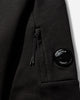 C.P. Company Diagonal Raised Fleece Crewneck Lens Sweatshirt Black Sweatshirts Crewneck RCCMSS713A-005086W 999