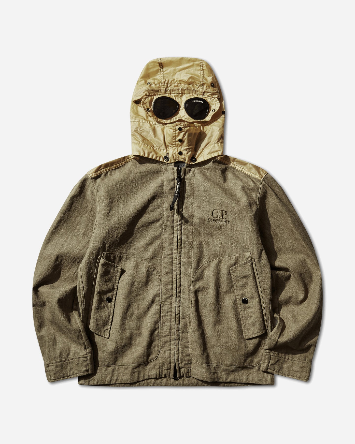 C.P. Company Outerwear Medium Jacket In Rafia-R Dried Herb Coats and Jackets Jackets 20CMOW199A-110599M 644