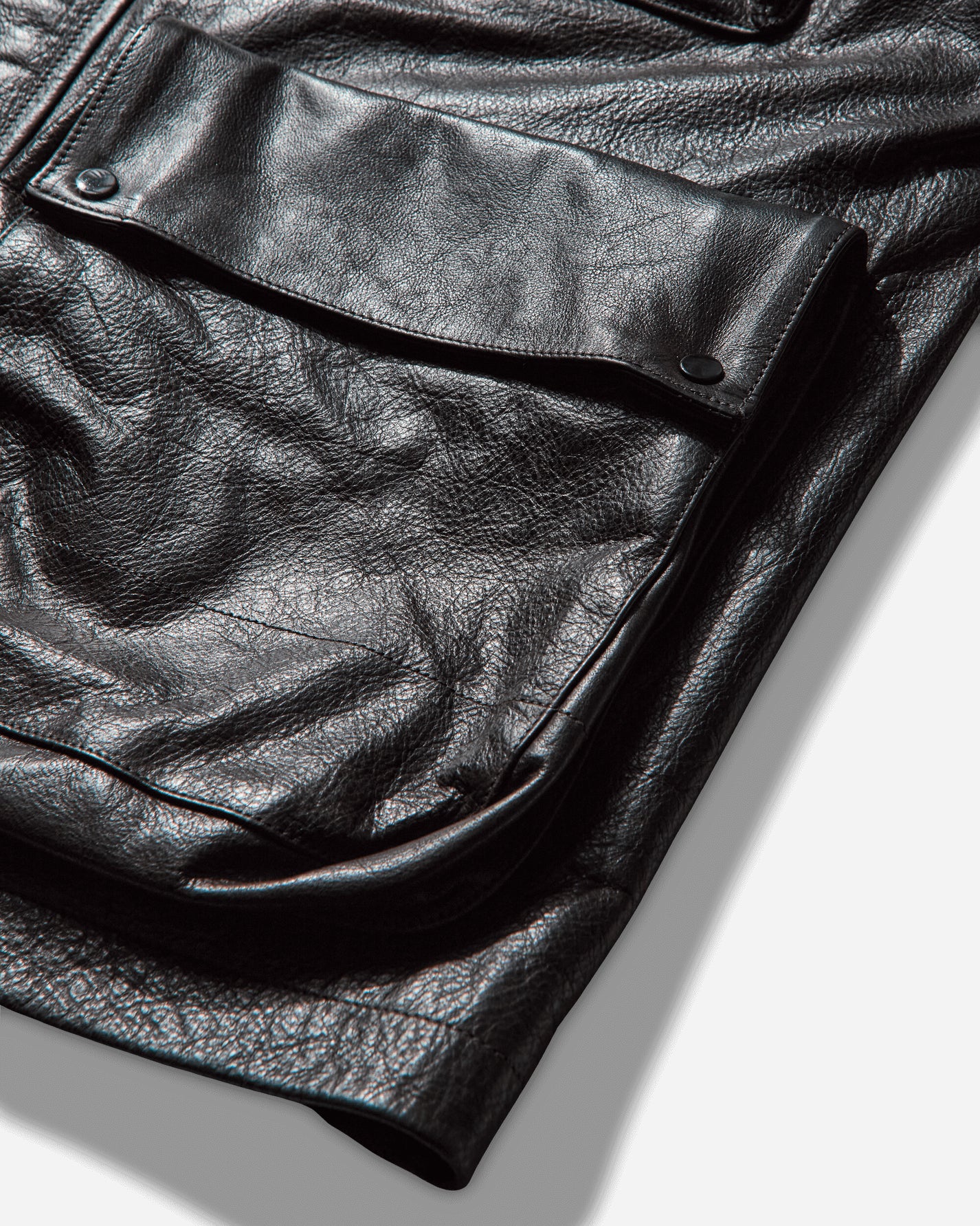 C.P. Company CP Company x Slam Jam Leather Miller Jacket Black Coats and Jackets Leather Jackets 19CSOW700S 001