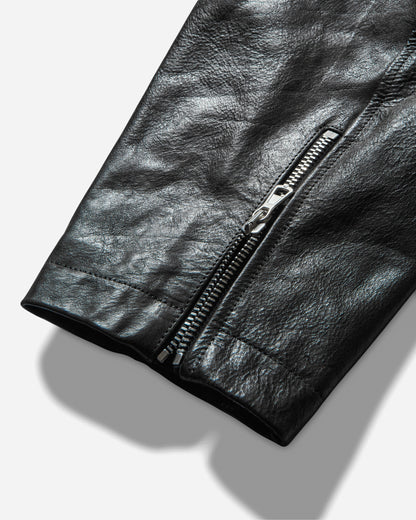C.P. Company CP Company x Slam Jam Leather Miller Jacket Black Coats and Jackets Leather Jackets 19CSOW700S 001