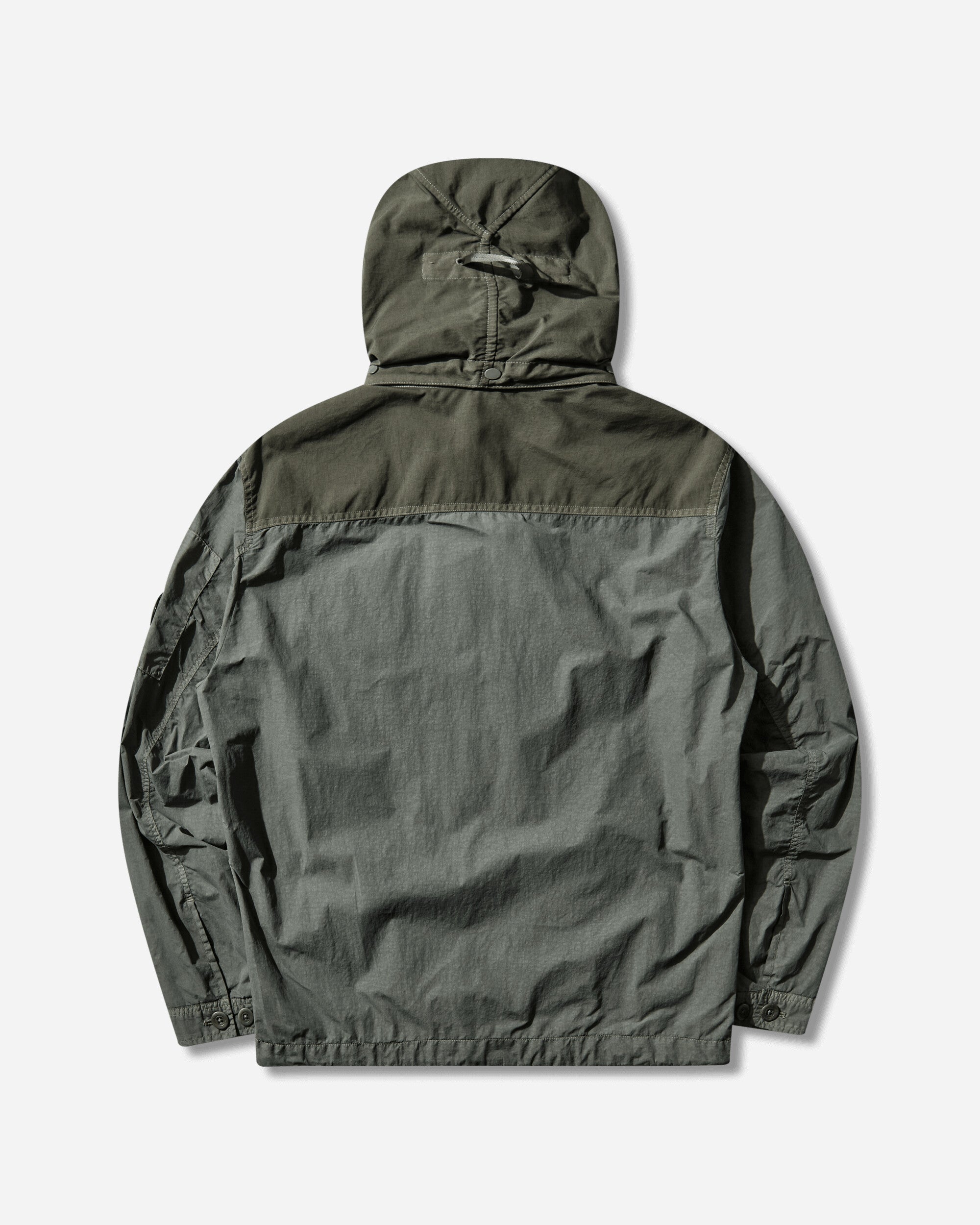 C.P. Company Flatt Nylon Mixed Goggle Overshirt Laurel Wreath Shirts Overshirt 20CMOS017A-005991G 668