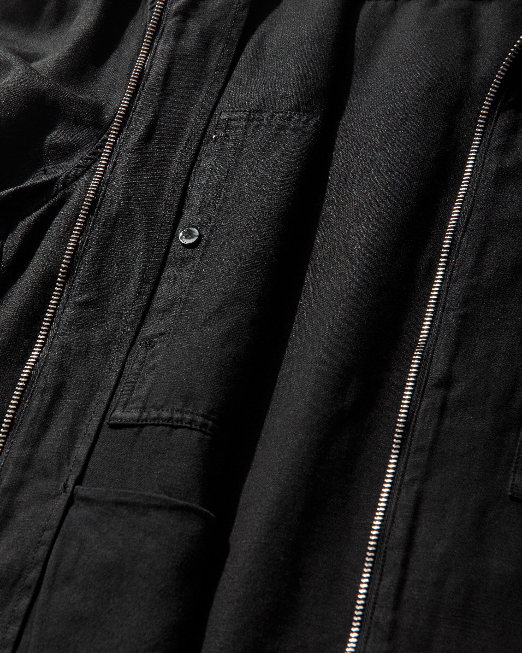 C.P. Company Overshirt Overshirt In Cotton/Linen Black Shirts Overshirt 20CMOS226A-110626G 999