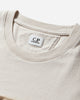 C.P. Company 30/1 Jersey Short Sleeve Logo T-Shirt Frozen Dew T-Shirts Shortsleeve 20CMTS141A-110579W 114