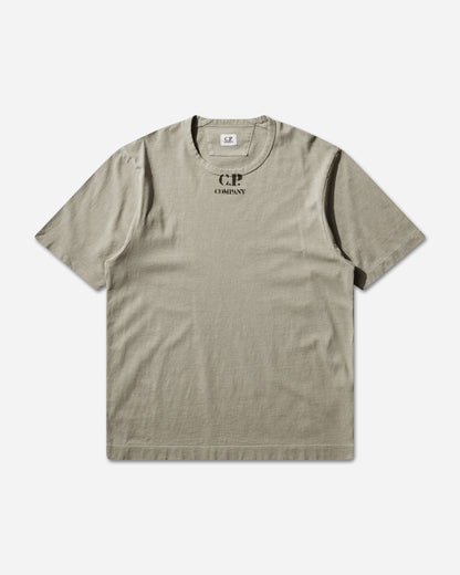 C.P. Company T-Shirts Short Sleeve In 1020 Jersey Moss Gray T-Shirts Shortsleeve 20CMTS214A-006057O 610