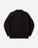 C.P. Company Cotton Chenille Polo Lens Sweater Black Knitwears Sweaters 20CMKN118A-005687G 999